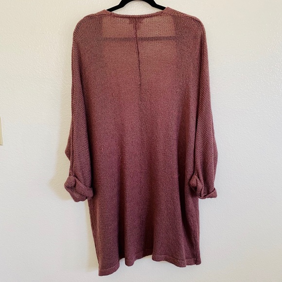 Forever 21 Sweaters - Purple Knit Cardigan